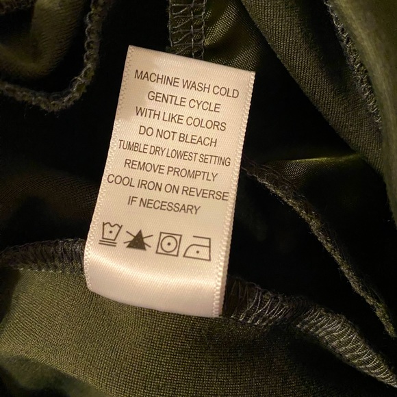 Ladies Counterparts Size S Ponte Knit Bootcut Pants, Olive Green, Petite Length - Picture 4 of 4